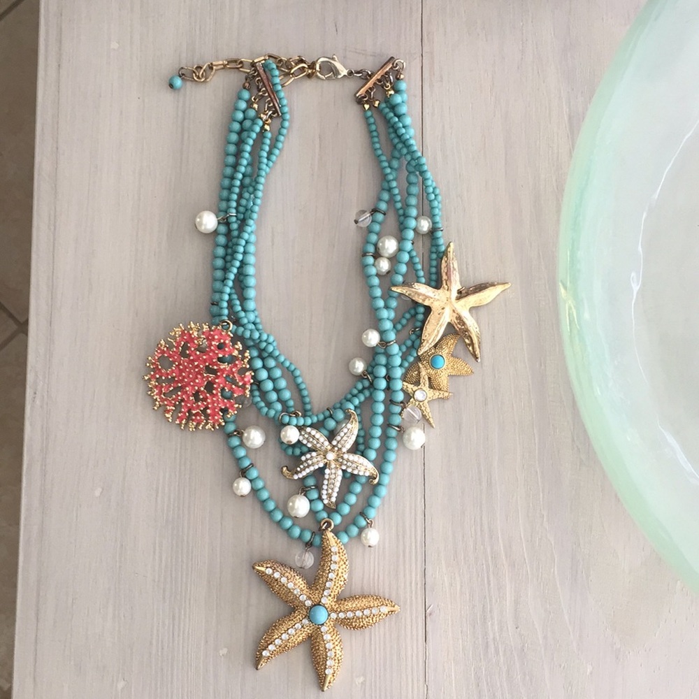 Beautiful antique shell necklace